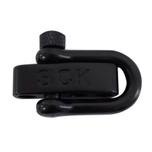 Baggage Accessories Custom Zinc Alloy Plated Black Snap Hook